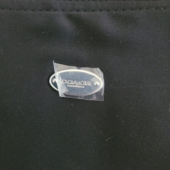 Coach Fragrance Black Fabric & Glitter Tote - Picture 3 of 4